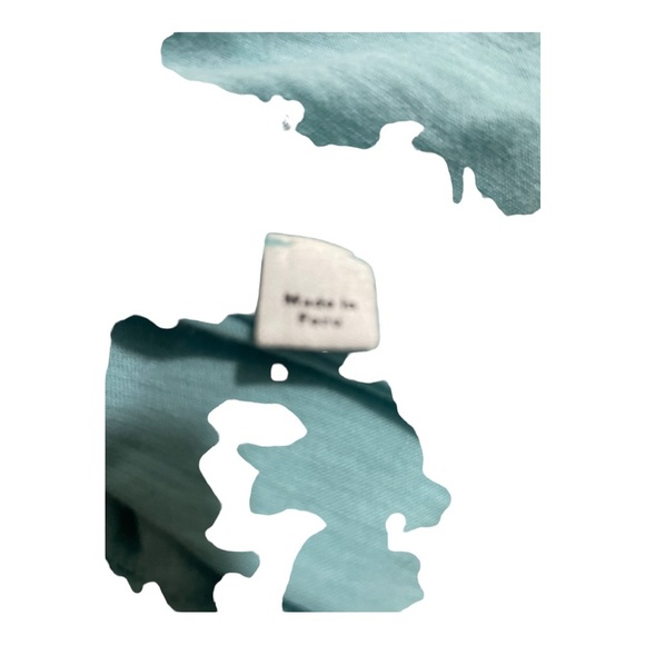 Vince crop style long sleeve Pima Cotton. Size X-Small. Light green - Picture 8 of 11